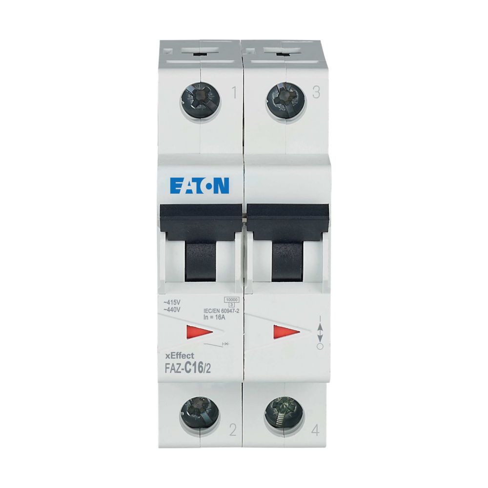 Eaton (Moeller) Leitungsschutzschalter C 16A, 2p FAZ-C16/2