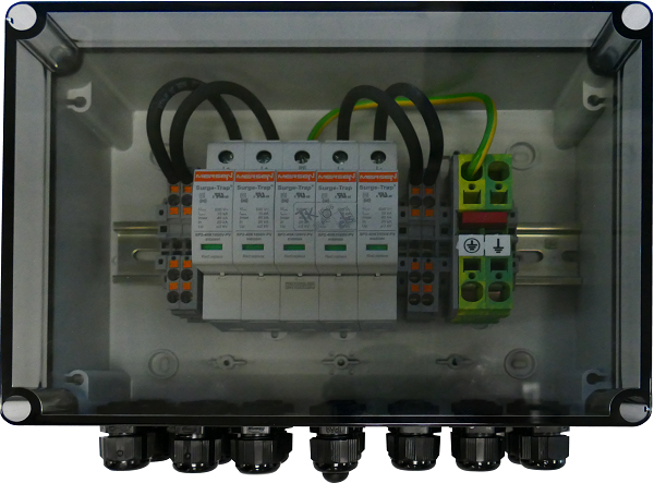 Mersen Photovoltaik-Stringbox 2 MPP/2 S DC1kW Typ1+2 PVBT12-1000V-B-225