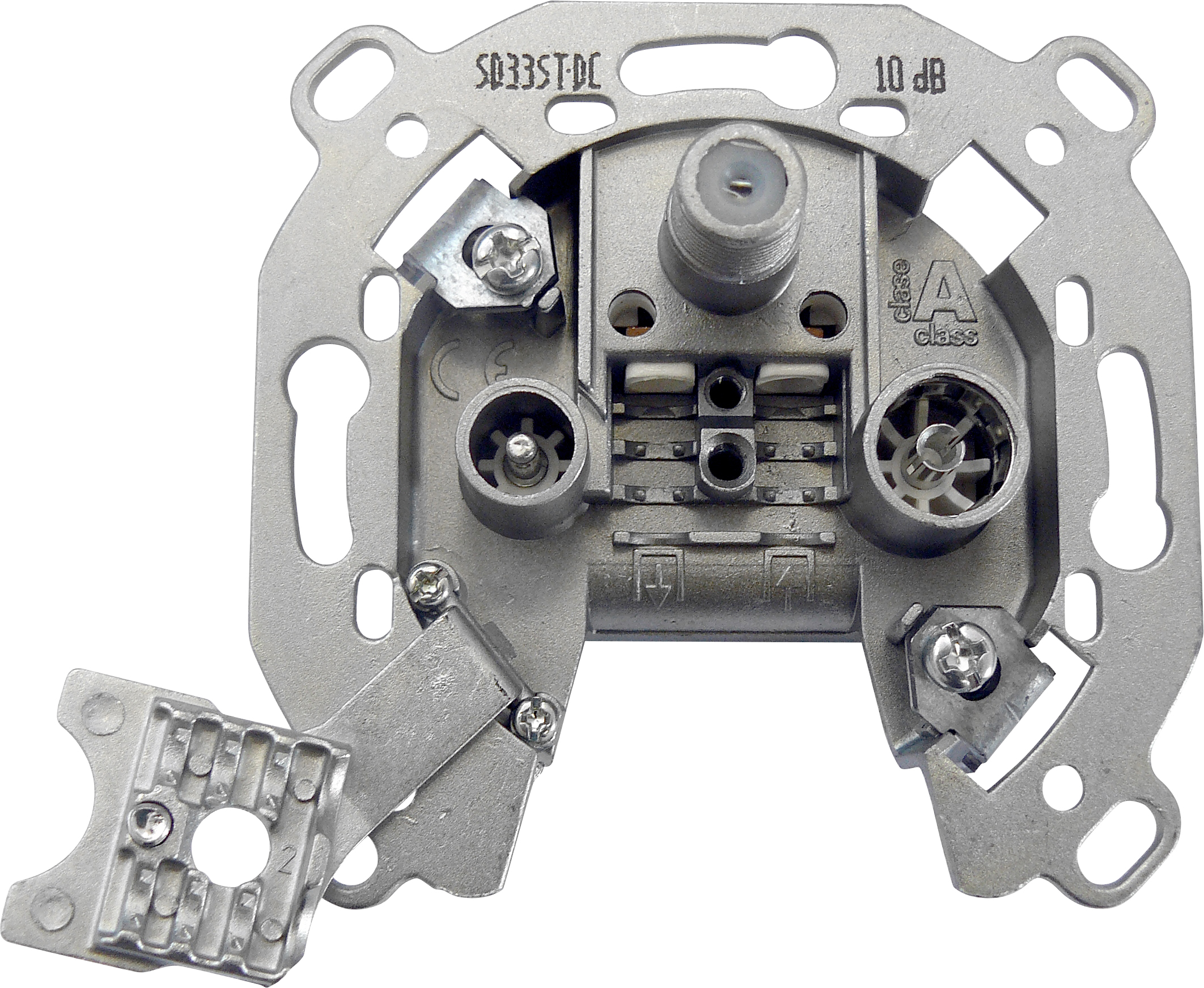 Televes Durchgangsdose 3-fach Stecktechnik AD 10dB SD33ST-DC