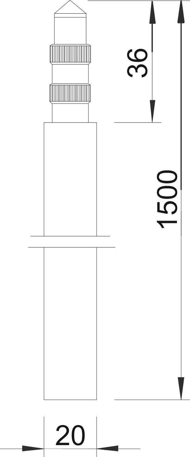 OBO Bettermann Vertr Staberder standard 219 20 ST FT/1,5m