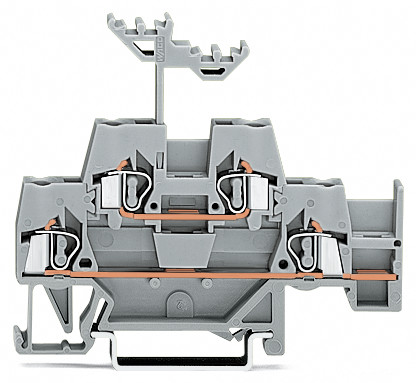 WAGO GmbH & Co. KG Durchgangsklemme 0,08-2,5mmq grau 280-520