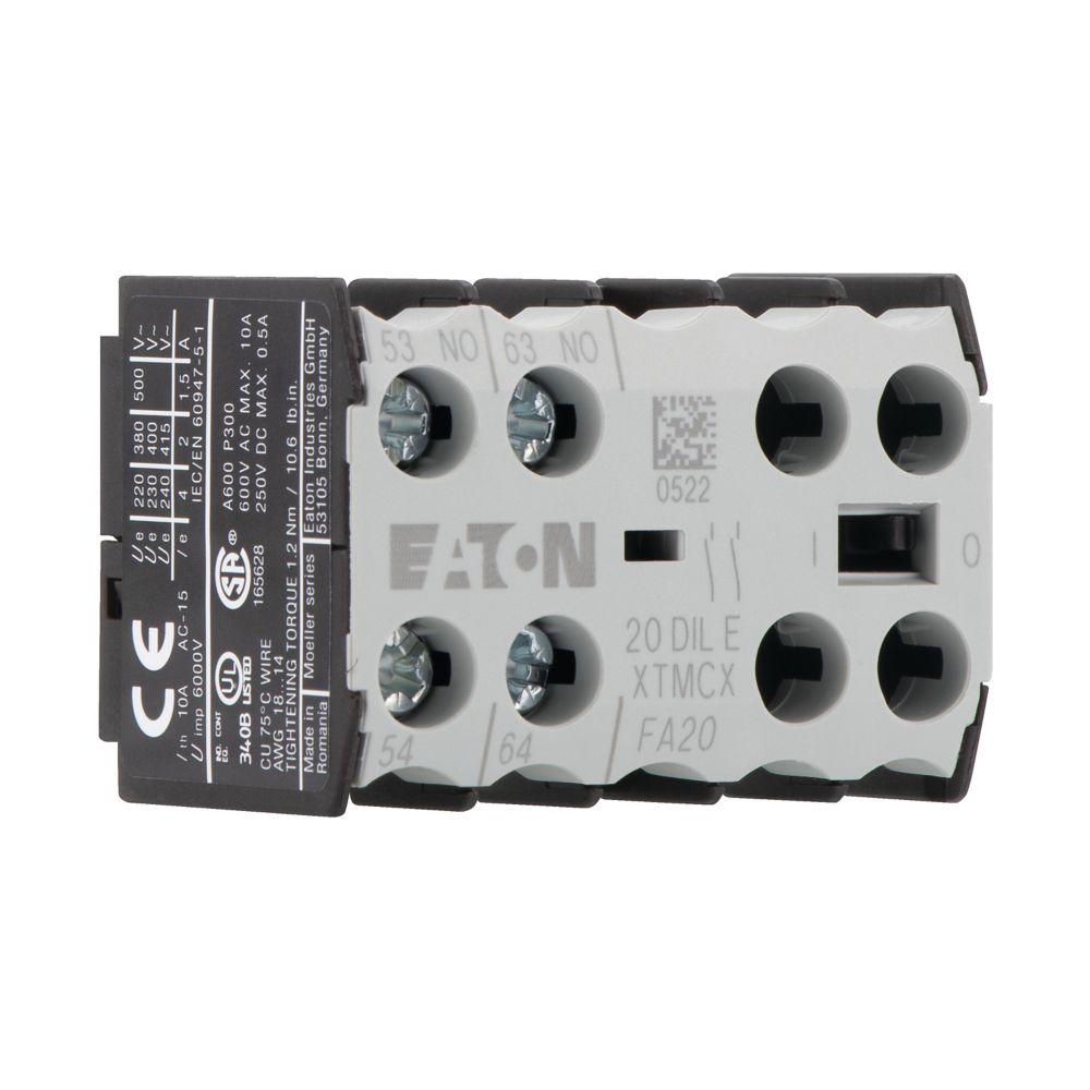 Eaton (Moeller) Hilfsschalterbaustein 2S,Zentral-Aufbau 20DILE Eaton (Moeller) Hilfsschalterbaustein 2S,Zentral-Aufbau 20DILE