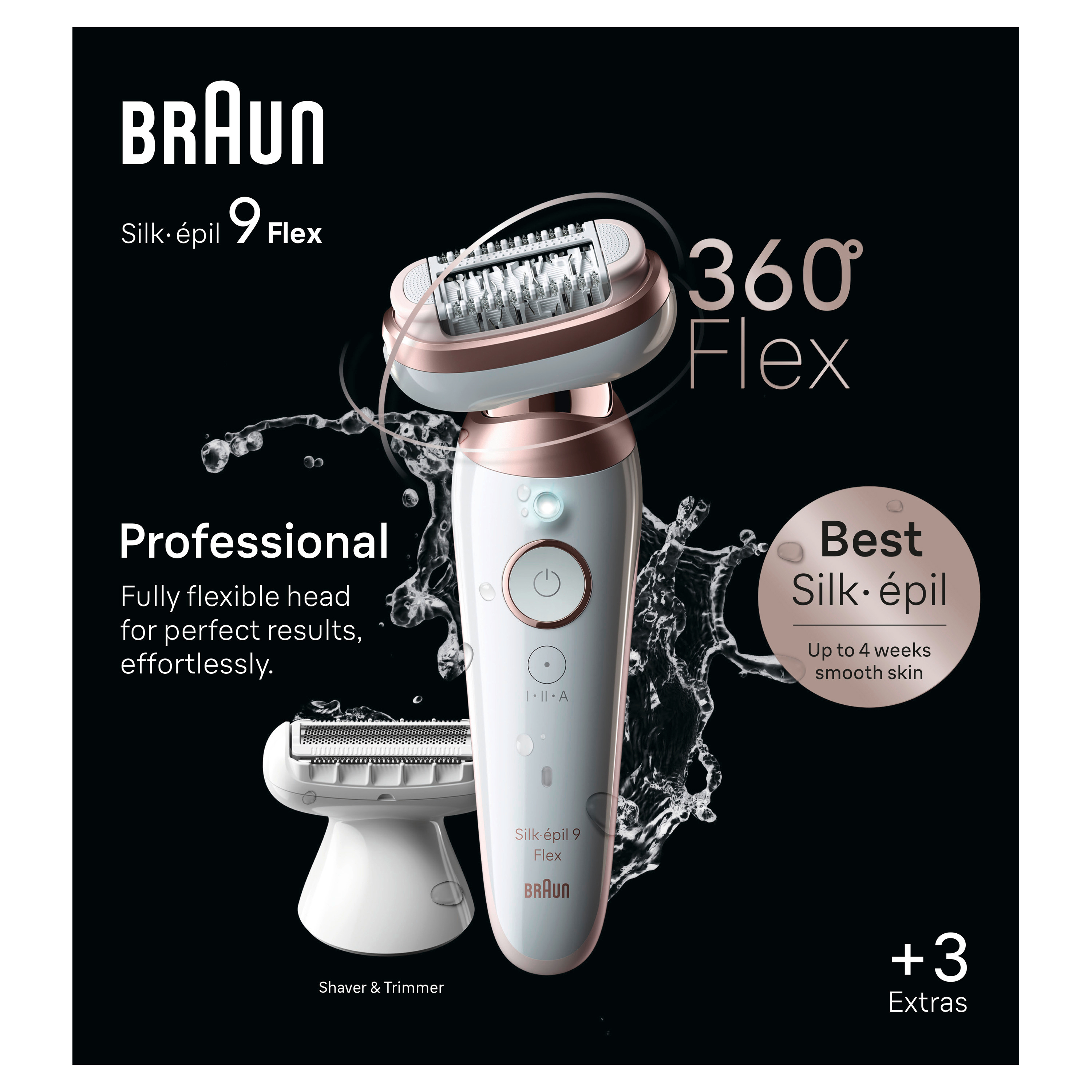Procter&Gamble Braun Epilierer Silk-epil 9 9-030 3D SensoSmart