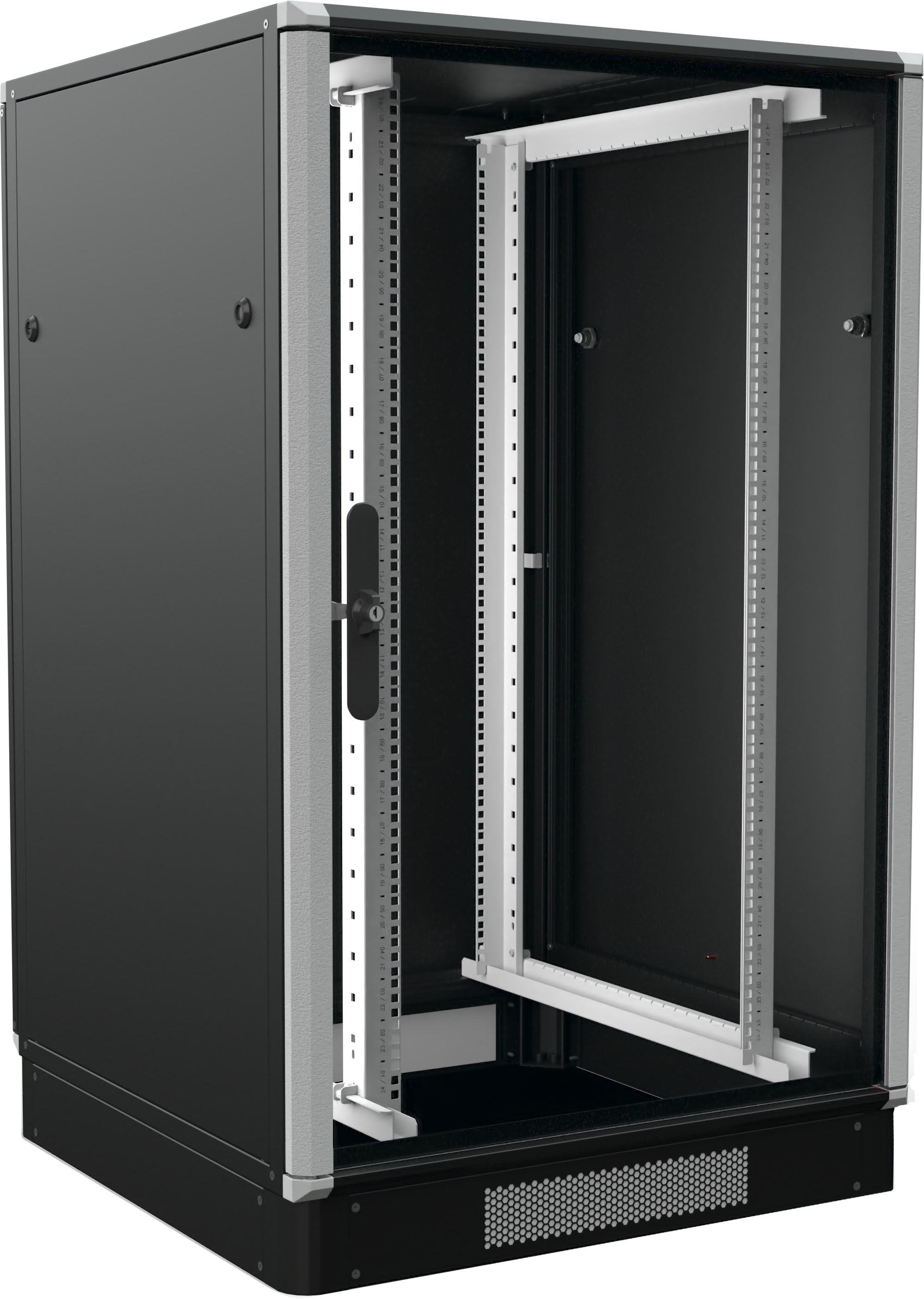 Enoc S-PABasicStandschrank 24HE 19"800x800x1300mm F3 8813-S-PA