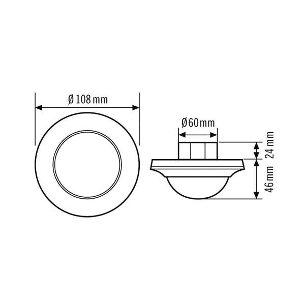 ESYLUX ESYLUX Präsenzmelder PD-C 360i/32 KNX