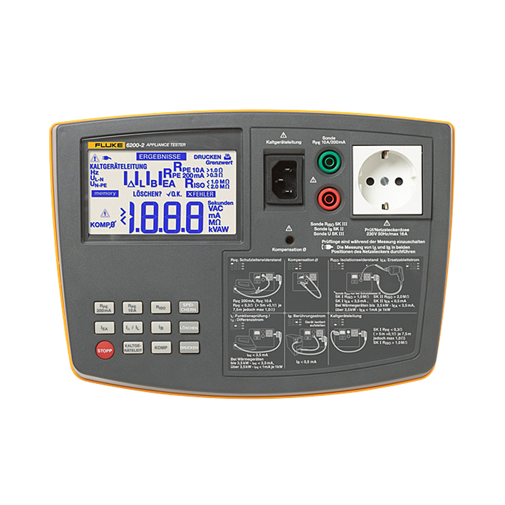 Fluke Gerätetester tragbar FLUKE-6200-2 DE