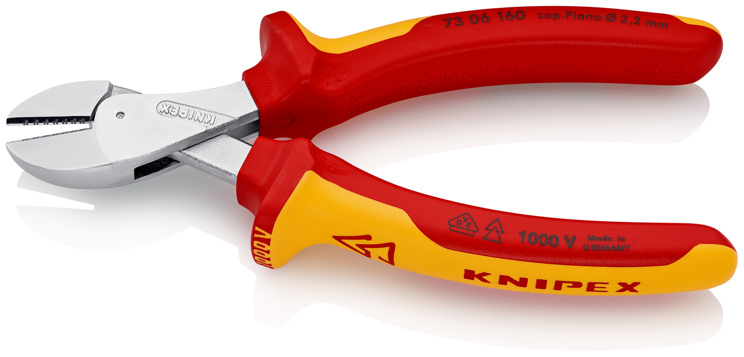 Knipex-Werk X-Cut-Seitenschneider 160mm 73 06 160