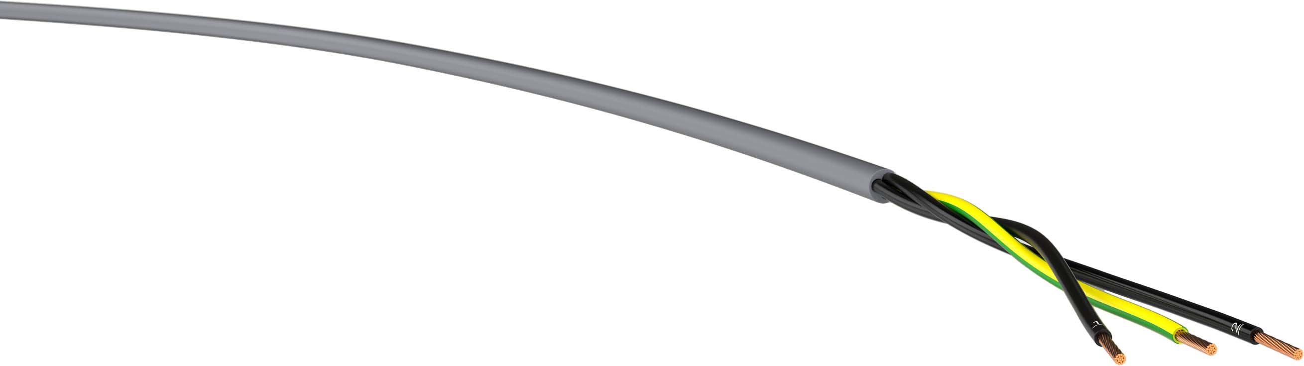 50 M Verschiedene-Diverse K+L YSLY-JZ 3x0,75 Ri. 50 Steuerleitung YSLY-JZ 3x0,75