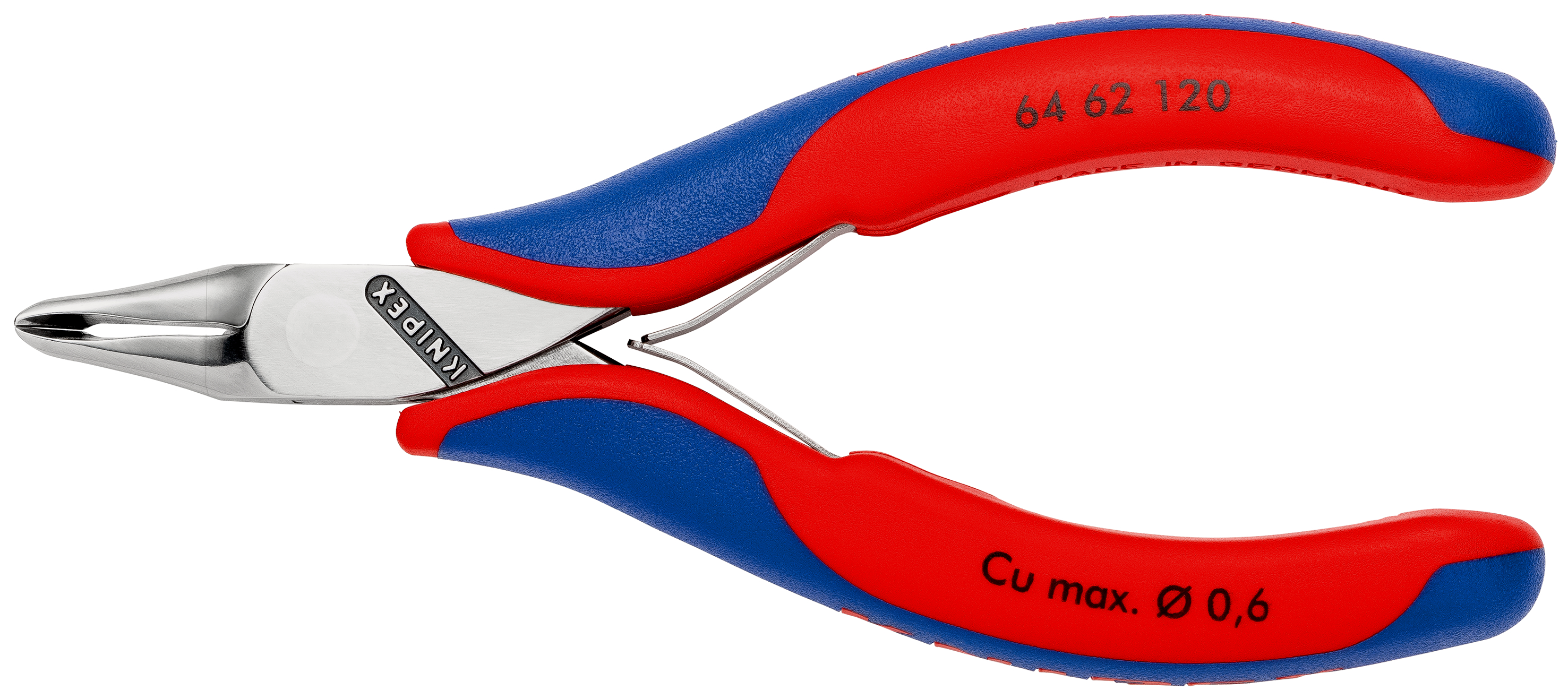 Knipex-Werk Elektronik-Vornschneider spiegelpoliert,120mm 64 62 120