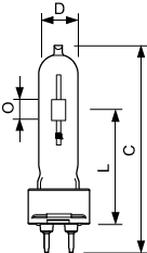 Signify Lampen Entladungslampe G12 CDM-T 35W/842