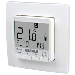 Eberle Controls UP-Uhrenthermostat FIT 3 R / weiß