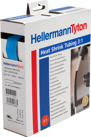 HellermannTyton Schrumpfschlauch HIS-3-18/6-POX-BU
