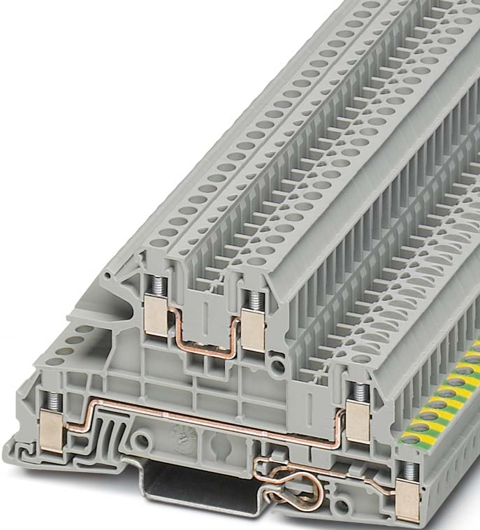 Phoenix Contact Installationsetagenklemme 0,2-4qmm 5,2mm gr UTI 2,5-PE/L/L Phoenix Contact Installationsetagenklemme 0,2-4qmm 5,2mm gr UTI 2,5-PE/L/L