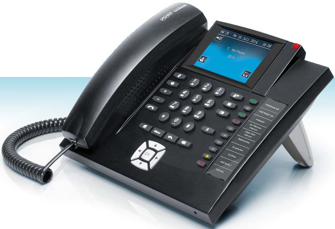 Auerswald ISDN-Systemtelefon schwarz COMfortel 1400ISDNsw