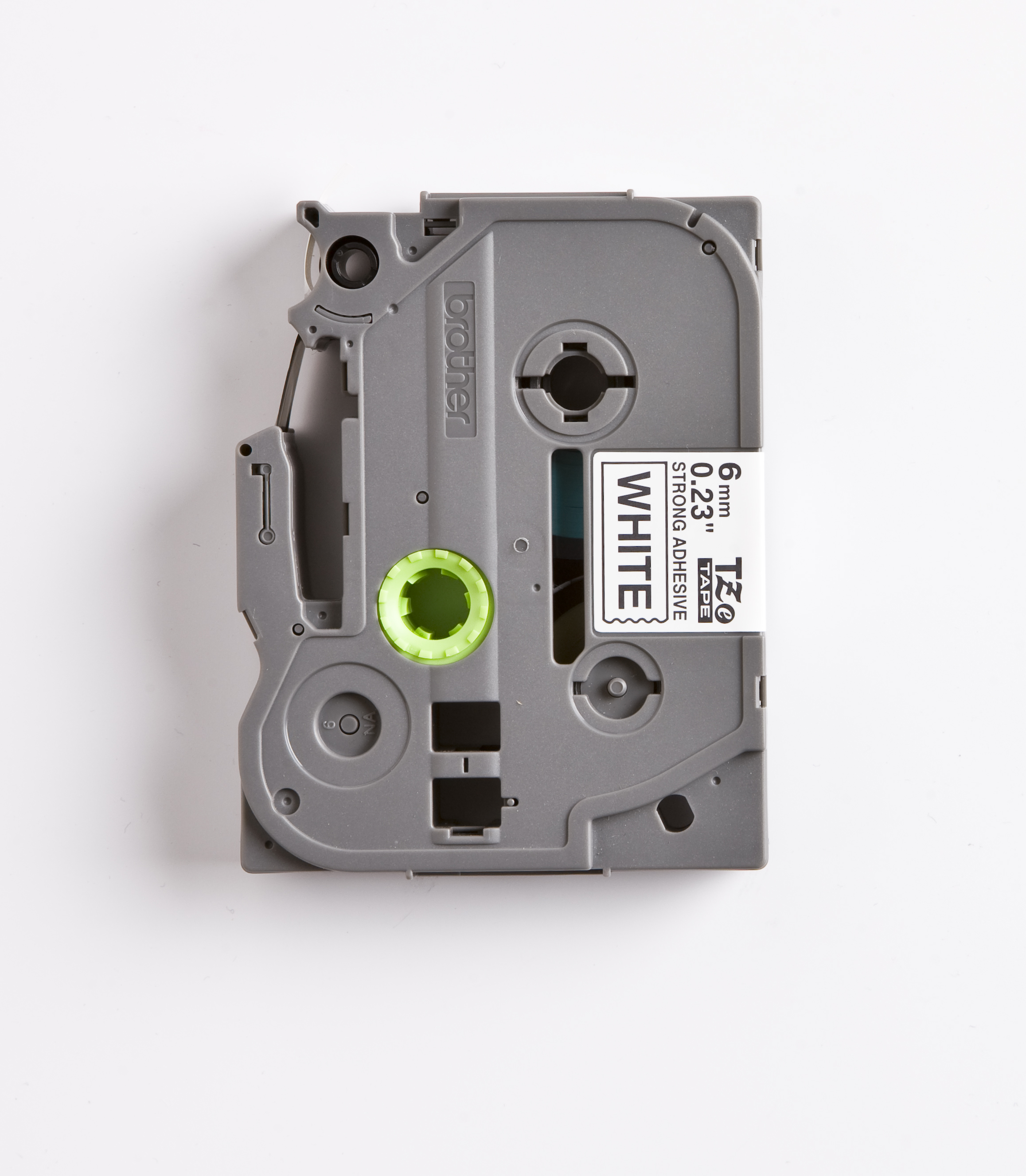 Brother Beschriftungsband weiß/schwarz 6 mm TZe-S211