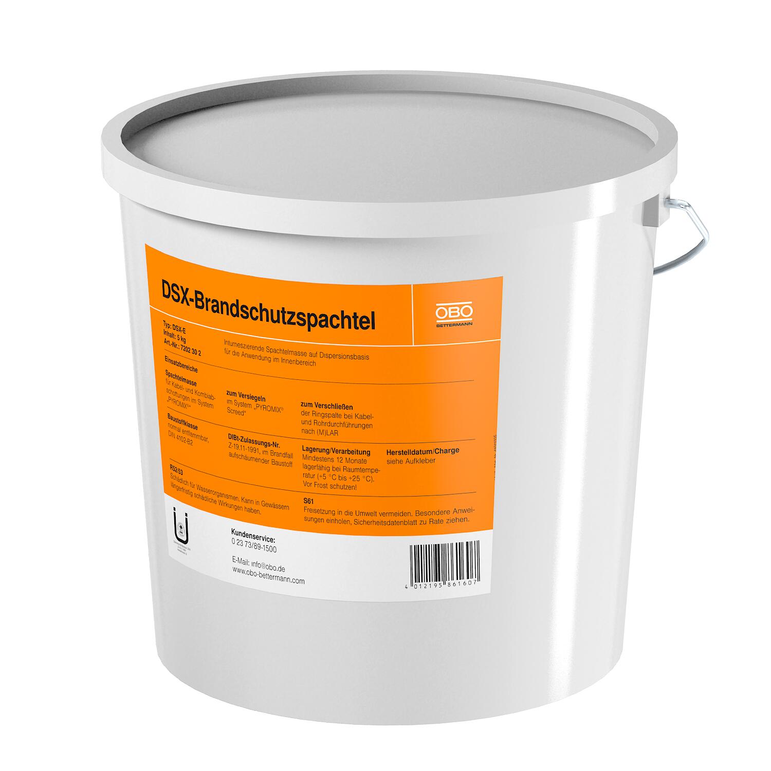 OBO Bettermann Vertr Dämmschichtbildner 5Kg im Eimer DSX-E