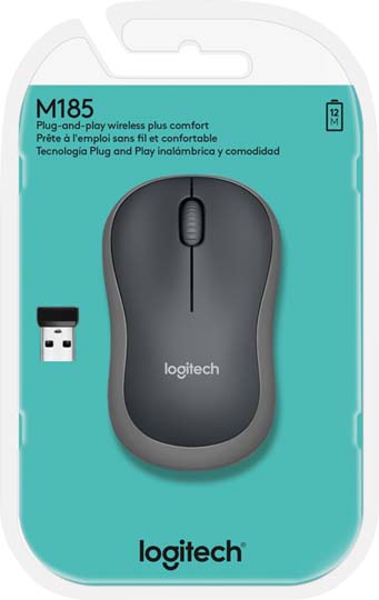MediaCom-IT Maus USB,wireless,1000dpi M185 gr