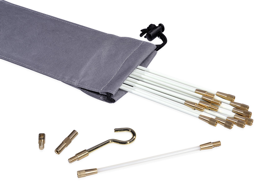 HellermannTyton Cable Scout Basis-Set 10x4x1000mm weiß CS-SB