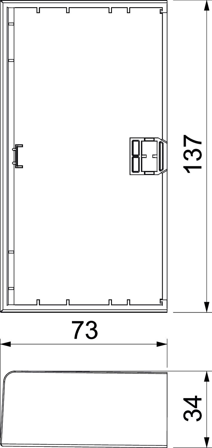 OBO Bettermann Vertr SIGNA BASE Endstück 70x130, RAL9010 BRK ES70130 rws