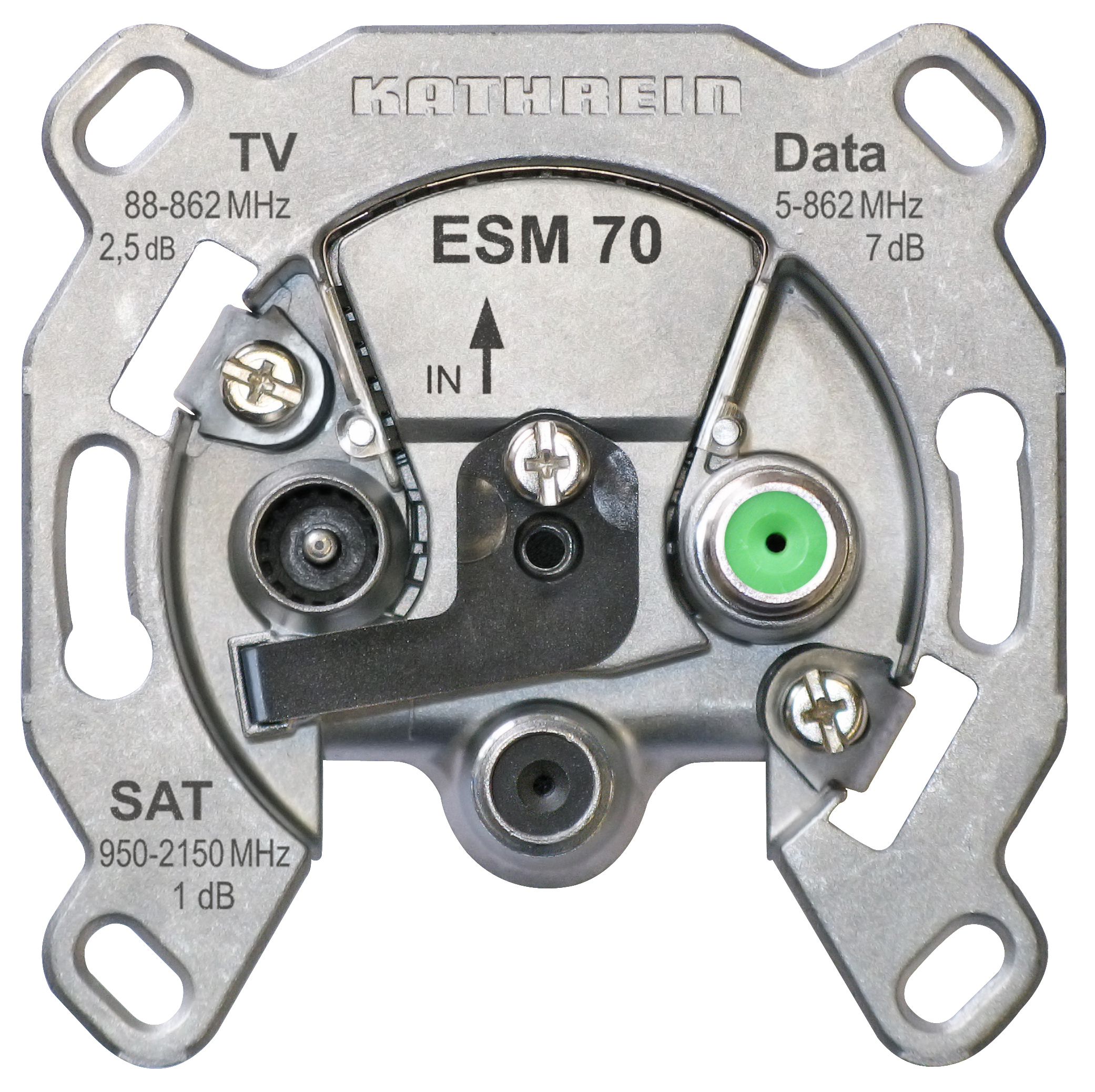 Kathrein BK-Modem-Steckdose Einzeldose, 3fach ESM 70