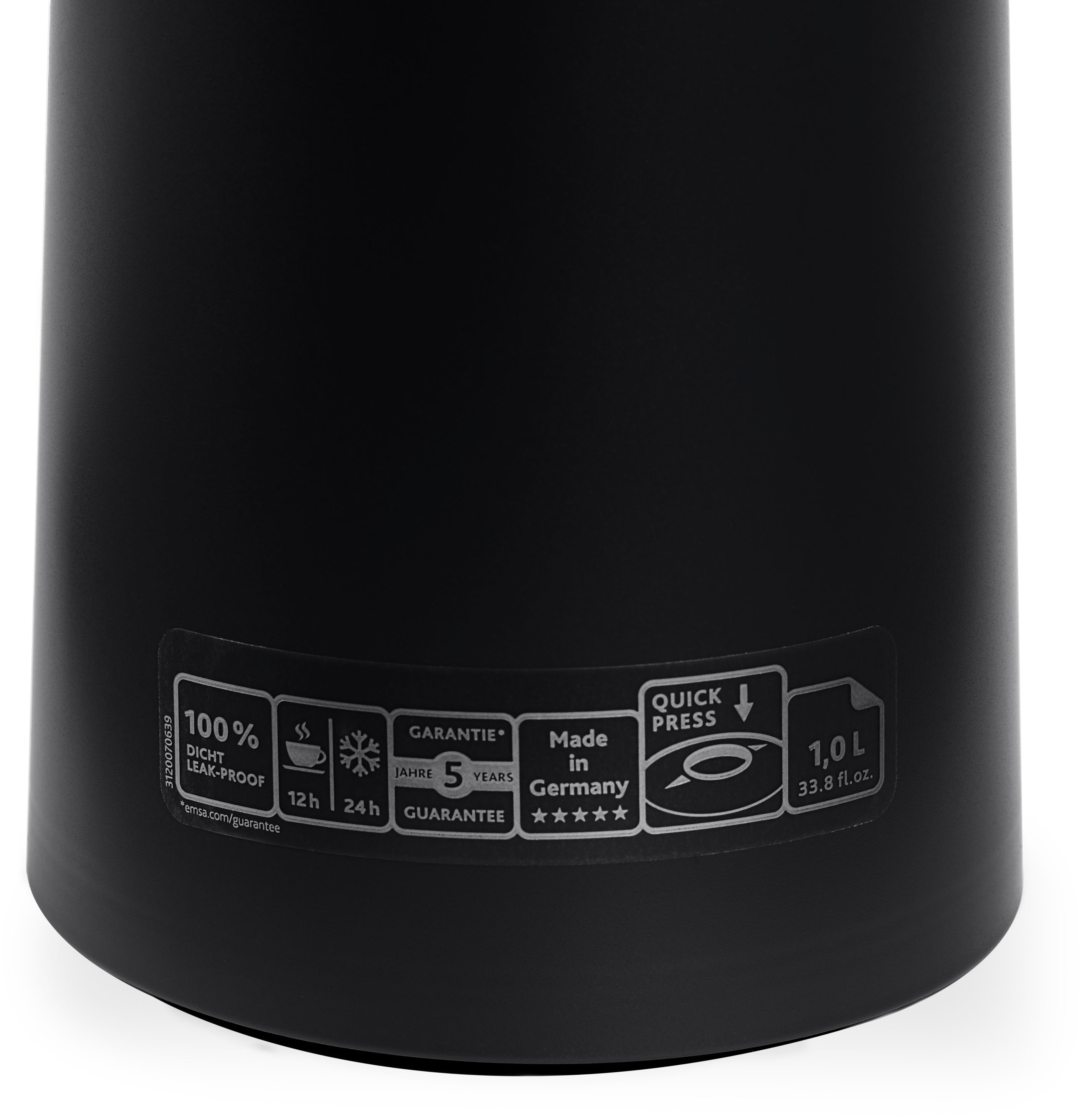 Groupe SEB WMF Isolierkanne 1L Schwarz MOTIVA 1L sw