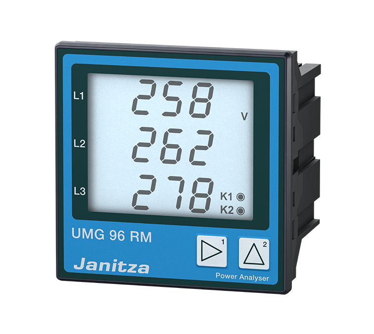 Janitza Electronic Netzanalysator 90-277VAC, 90-250VDC UMG 96RM-E #5222062