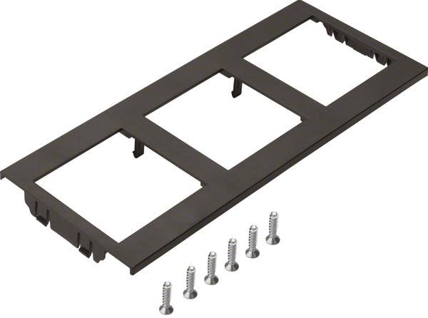 Tehalit Geräteblende dreifach für Geräteträger GTMBV04T3