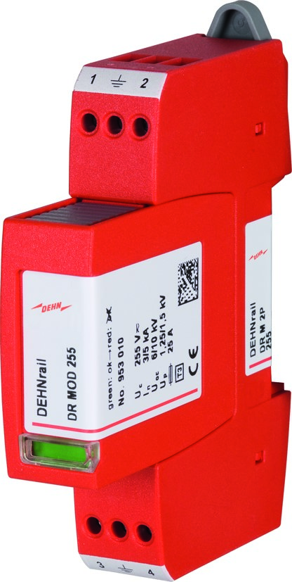DEHN ÜS-Ableiter DEHNrail DR M 2P 255