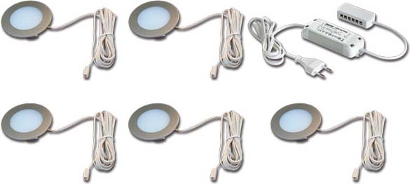 Hera 5er-Set LED-Einbauleuchte ww Tr.24/30W 61056958002