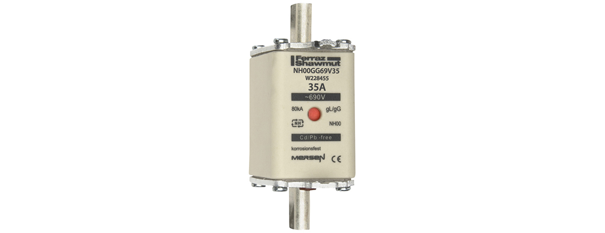 Mersen NH-Sicherungseinsatz SF Gr.00 gG 35A/690V KM NH00GG69V35