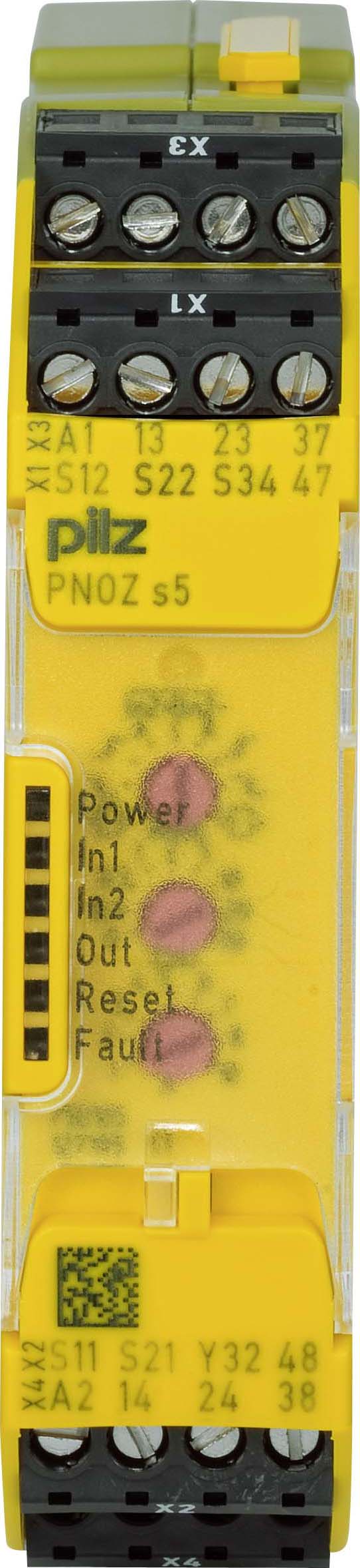 Pilz Not-Aus-Schaltgerät 24VDC 2 n/o 2 n/o t PNOZ s5 #750105