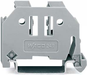 WAGO GmbH & Co. KG Endklammer 10mm breit grau 249-117