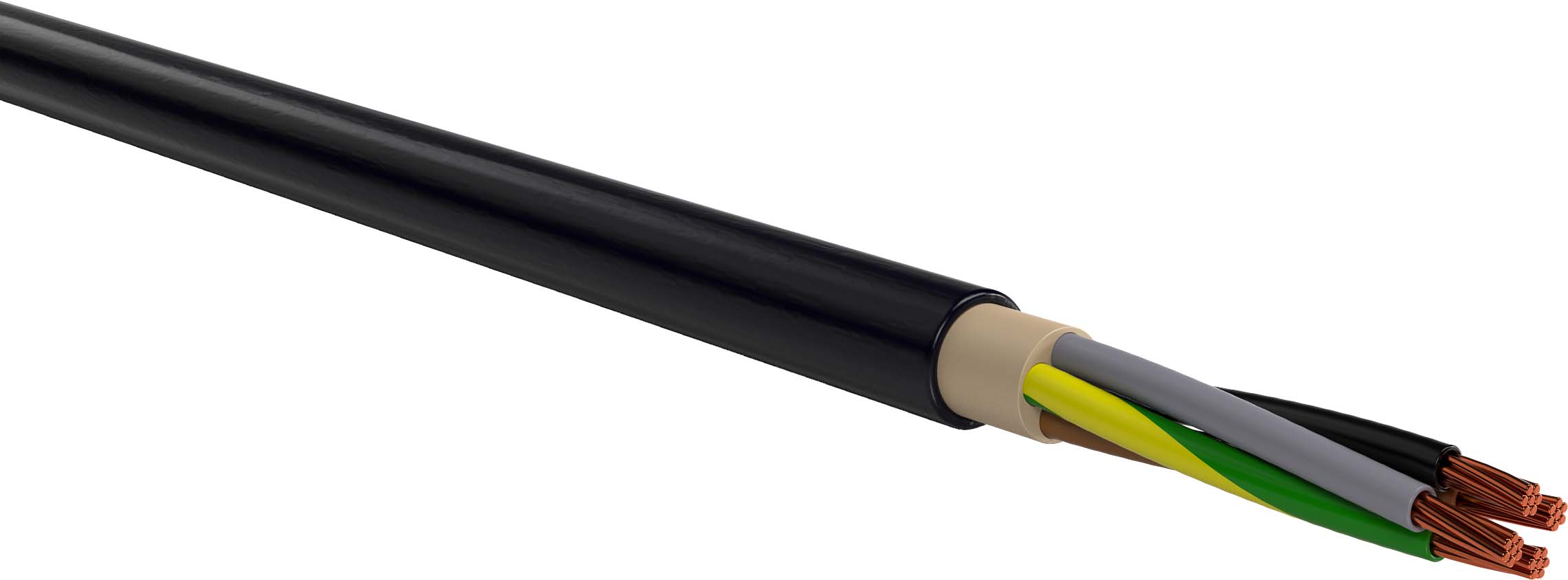 500 M Verschiedene-Diverse K+L NYY-J 4x1,5RE Eca Tr500 Starkstromkabel NYY-J 4x1,5RE Eca