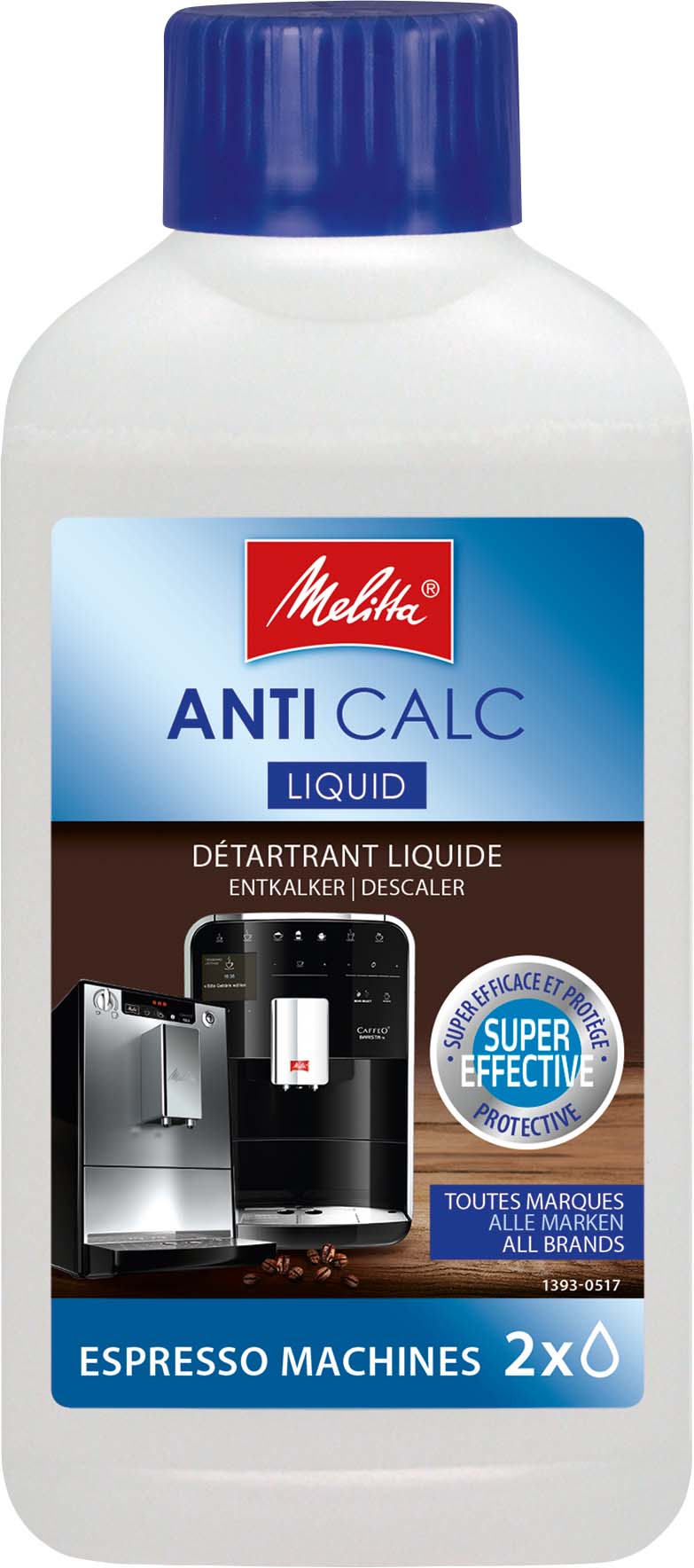 Melitta SDA Entkalker flüssig 250ml AntiCalcEsprMachineF