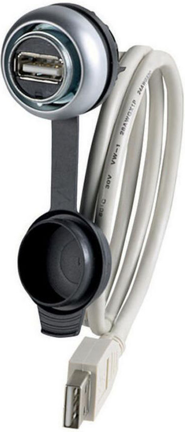 Eaton (Moeller) Einbaudose USB 3.0 A/A m. Anschlussleitung M22-USB-SA