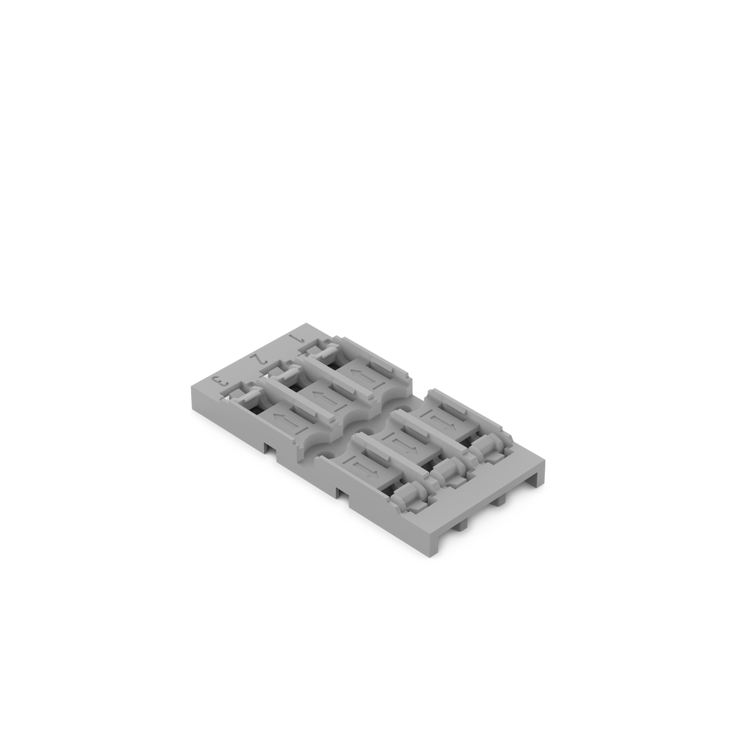 25 STK WAGO GmbH & Co. KG Befestigungsadapter 3-fach 221-2523