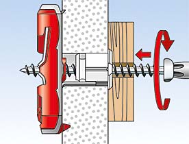 25 STK Fischer Deutschl. Kippdübel DUOTEC 10 S PH 539025