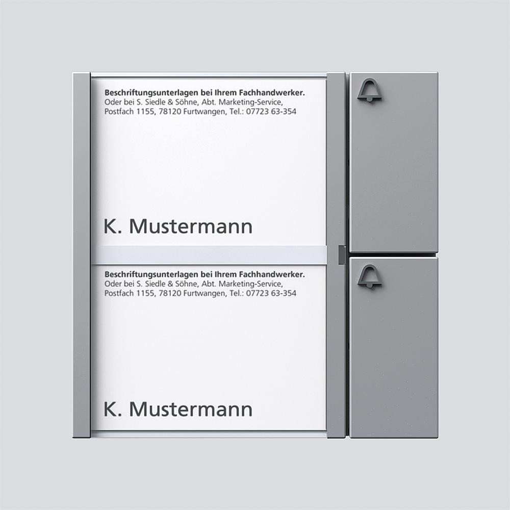 Siedle&Söhne Bus-Tasten-Modul si/met BTM 650-02 SM