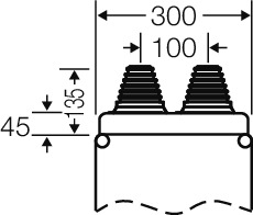 Hensel Kabeleinführung d=70mm für MI-Verteiler Mi FP 82