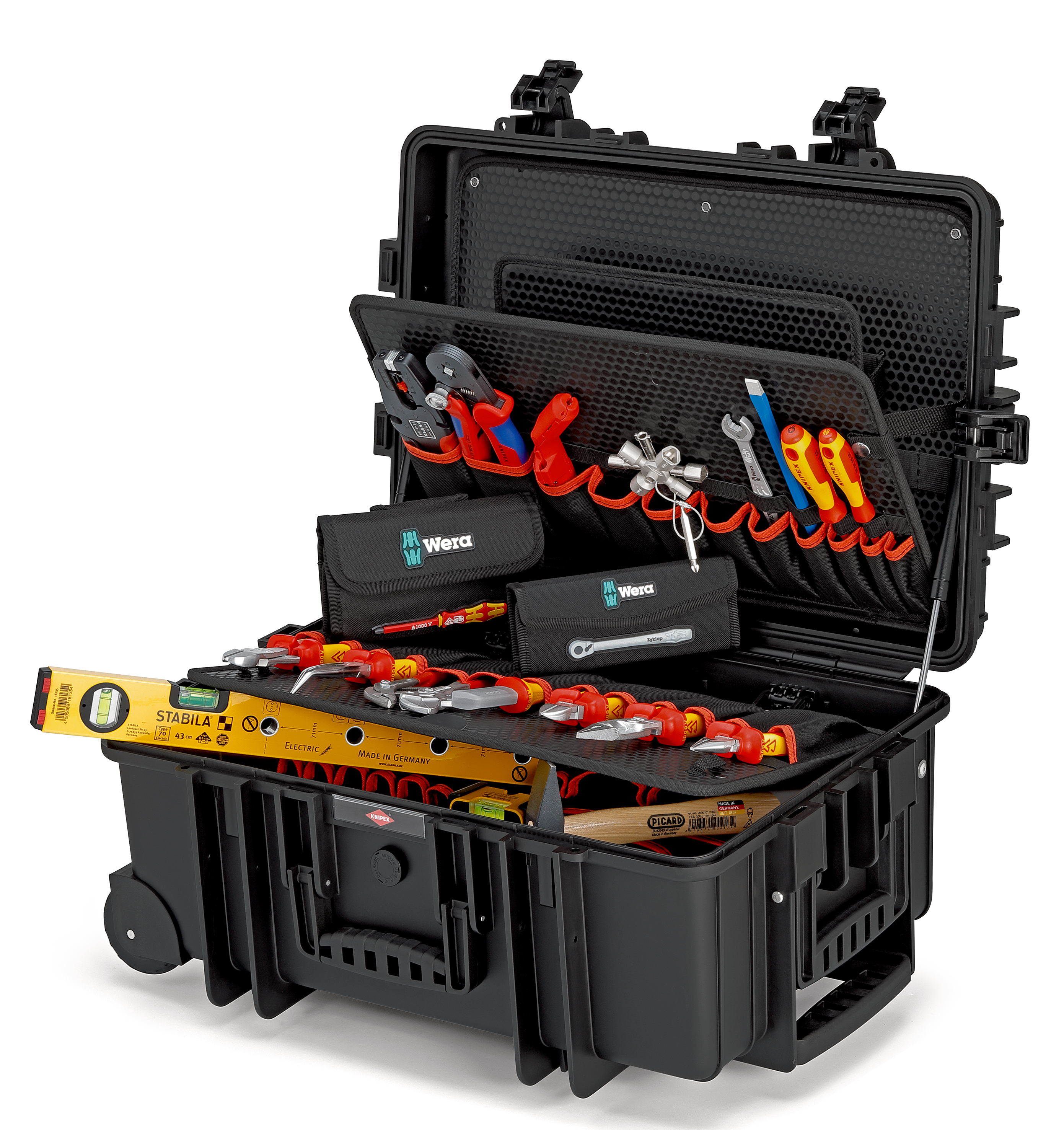 Knipex-Werk Werkzeugkoffer best., flugtauglich 00 21 37