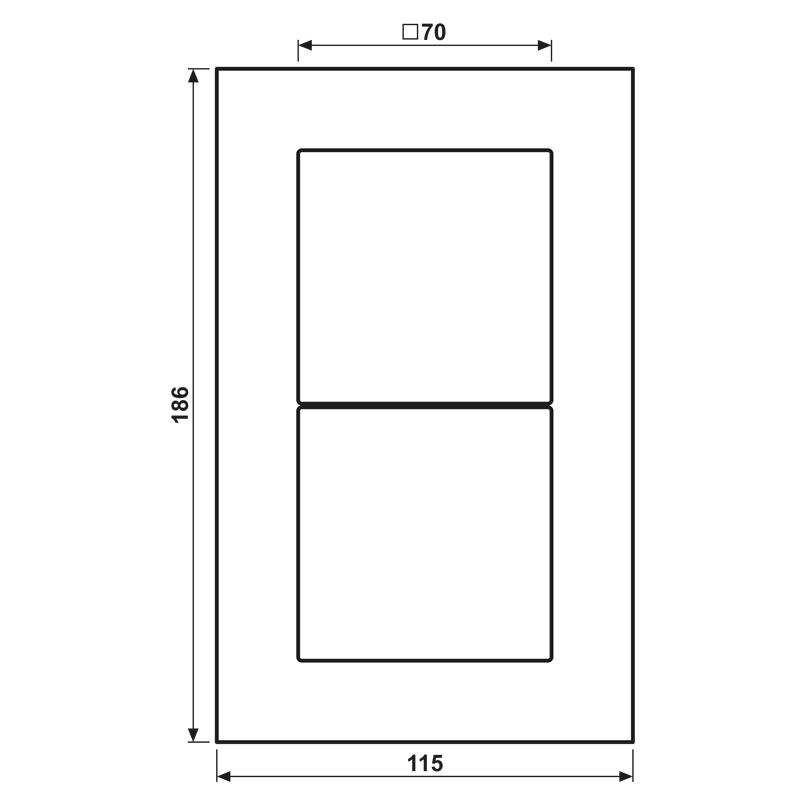 Jung Glasrahmen 2-fach aws waage/senkrecht LSP 982 GL WW Jung Glasrahmen 2-fach aws waage/senkrecht LSP 982 GL WW