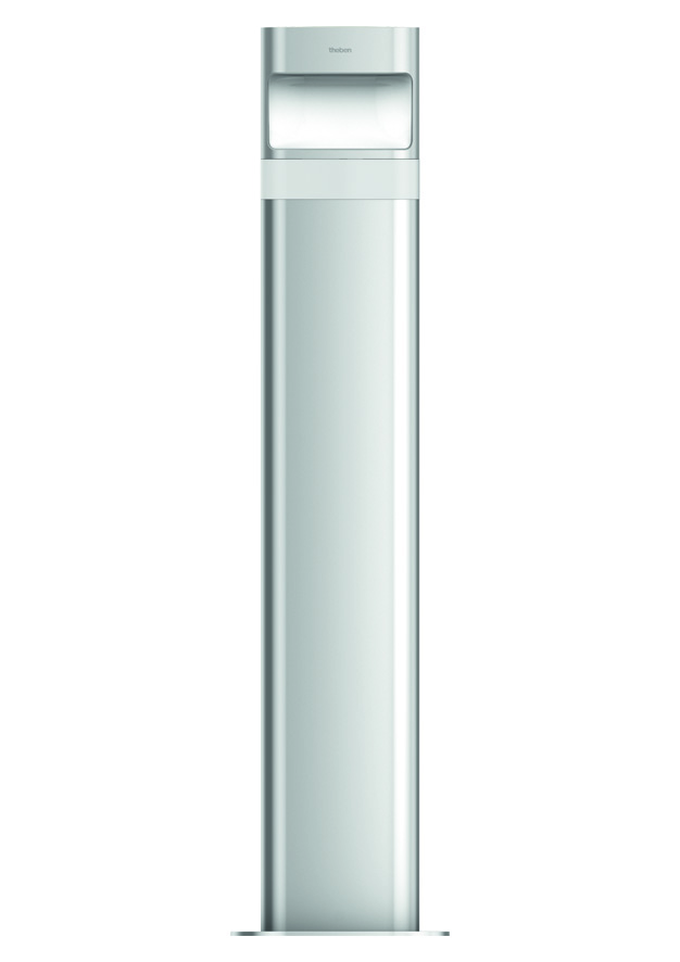 Theben LED-Poller-Leuchte (lang) 8,5 Watt, alu theLeda D B plus AL