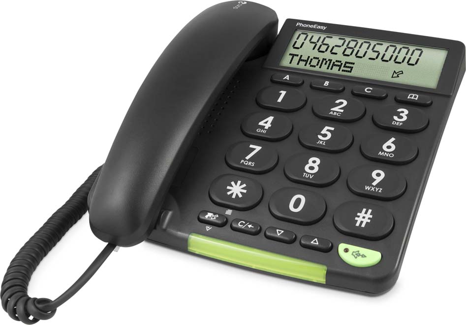 IVS Industrievertret. Großtastentelefon schnurgebunden doroPhoneEasy312cssw