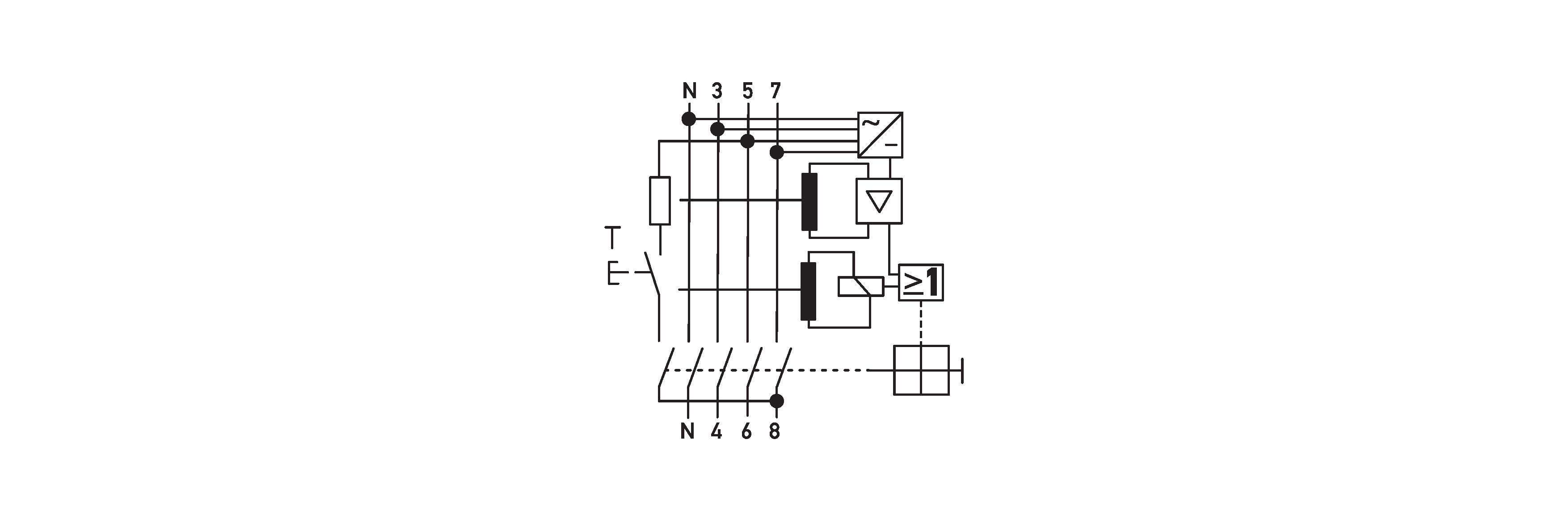 Doepke FI-Schalter DFS4 040-4/0,03-A EV