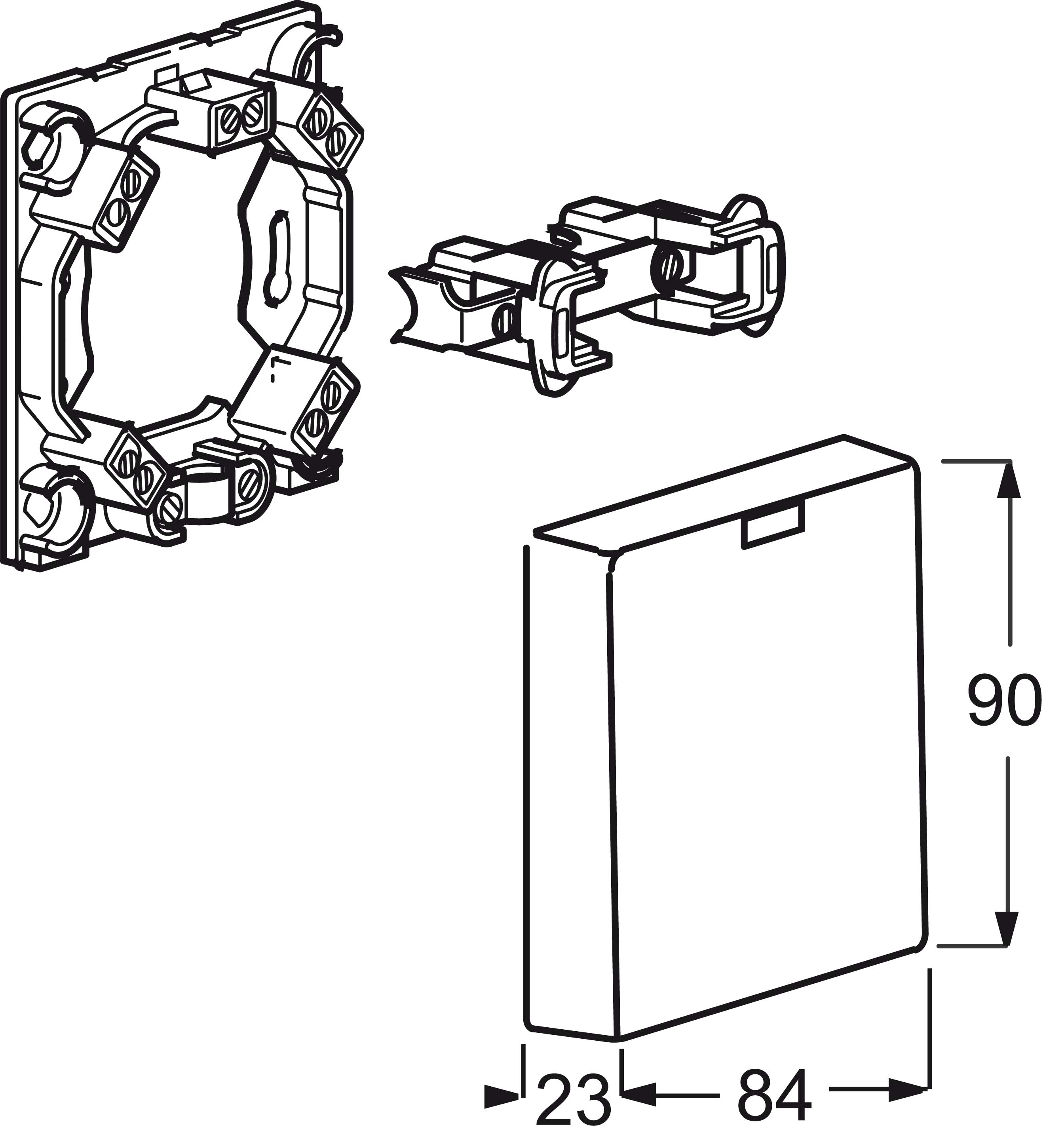 Busch-Jaeger Herdanschlussdose 3746 U-101