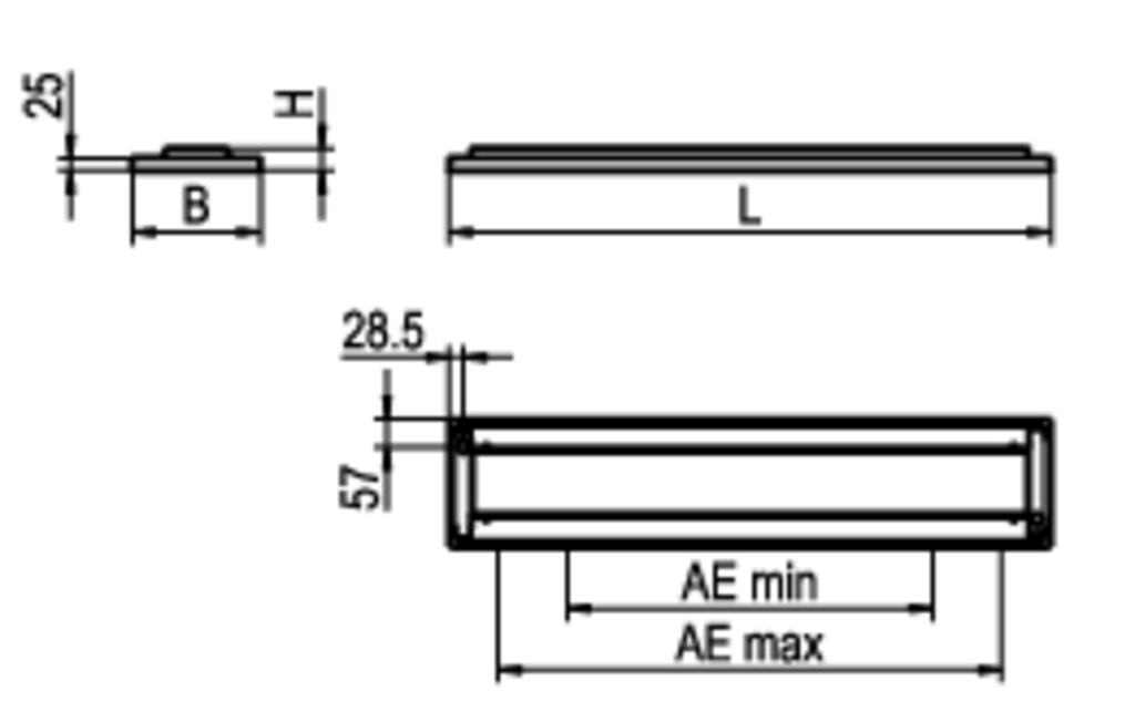 Ridi-Leuchten LED-Pendelleuchte 4000K F-LINE- #0627869