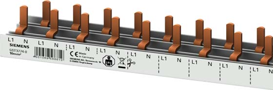 Siemens Dig.Industr. Stiftsammelschiene 10qmm, 1000mm 5ST3774-0