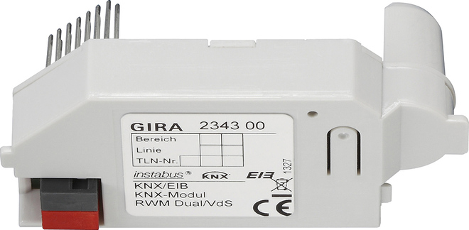 Gira Modul f. Rauchwarnmelder KNX Dual/VdS 234300