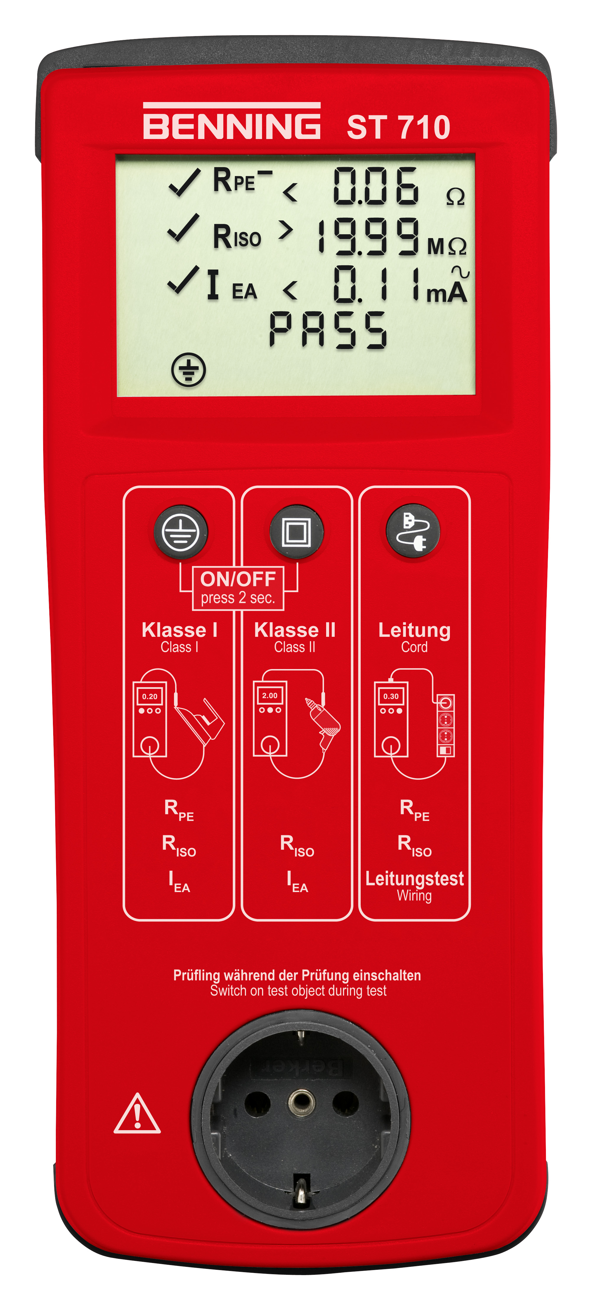 Benning Gerätetester Batt.- Betr. ST710