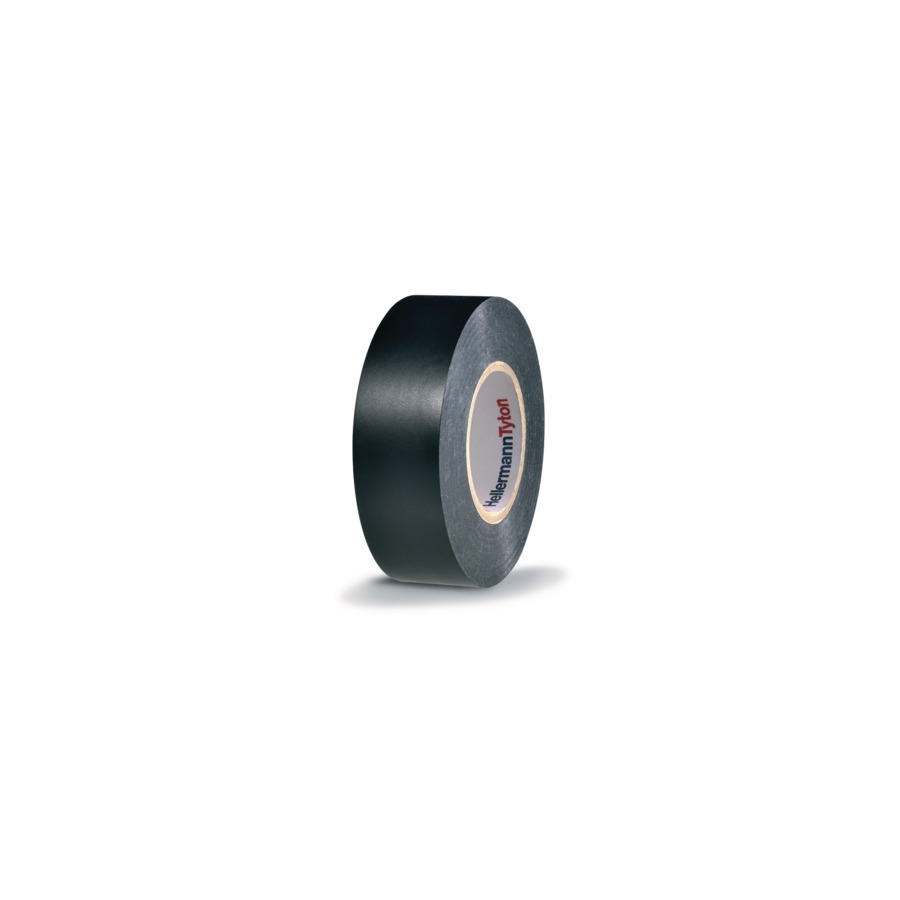 HellermannTyton PVC Isolierband 15-19x20 schwarz HTAPE-FLEX15-19x20BK